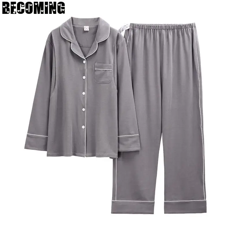 Осенняя Пижама для беременных пижама грудного вскармливания женщин кормящих