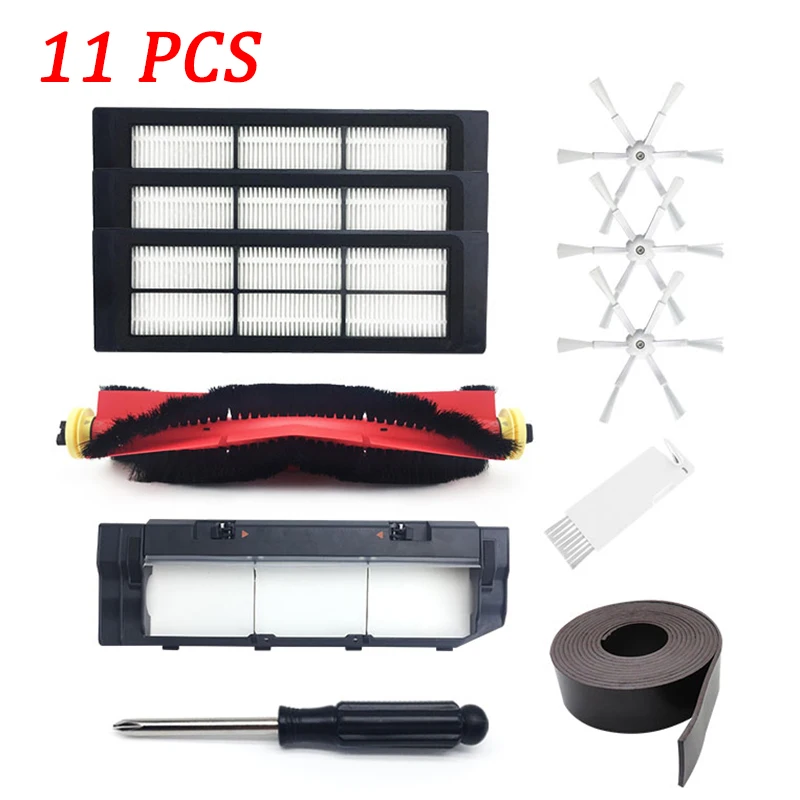 Робот пылесос съемная основная роликовая щетка + крышка фильтр 6 элементная