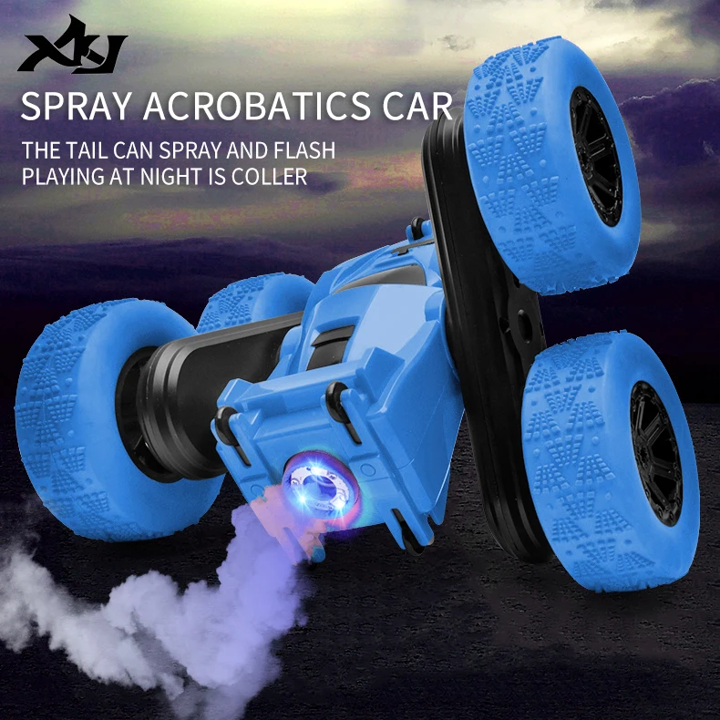 

Автомобиль-распылитель вращающийся на 360 градусов двусторонний трюковый Радиоуправляемый автомобиль 2,4 г детская зарядка противоударный о...