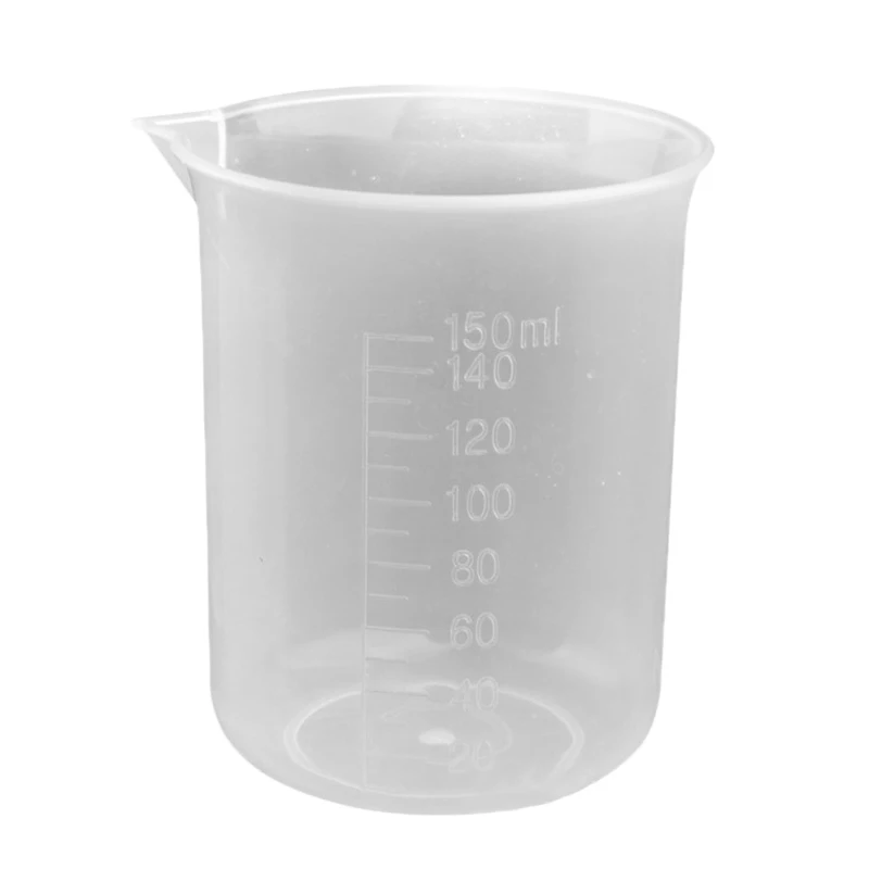 

150ml Transparent Plastic Laboratory Measuring cup Measuring cup tool JAN88