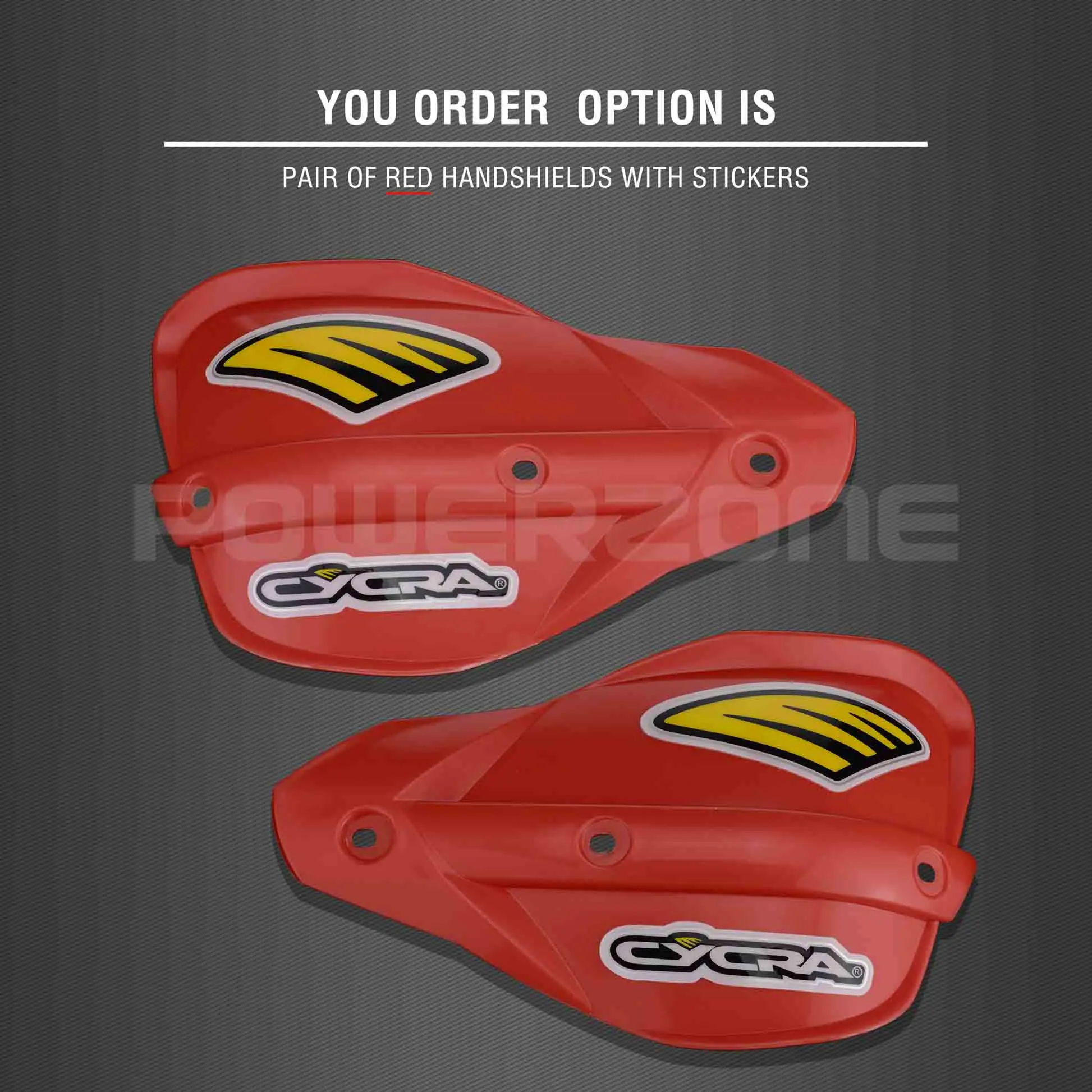 Full set Red Powerzone Probend рукавицы для Honda KTM ADV EXC EnduroHusqvarna TE CRF WRF DRZ KLX Мотоцикл Байк ATV руль - Цвет: Full set Red