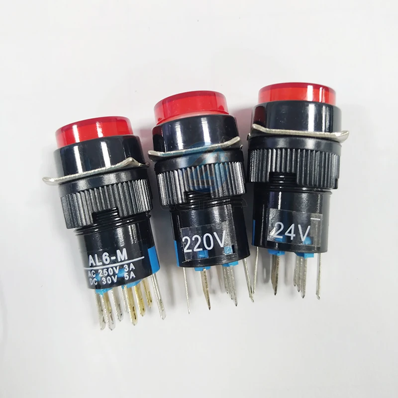 AC 3A 250V DC 30V 5A 8Pin AL6-M не самостоятельно кнопка блокировки переключателя | Компьютеры