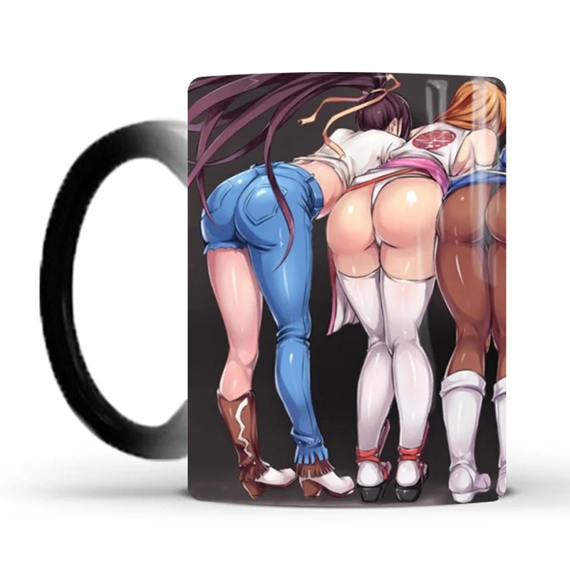 Новинка 350 мл пикантная забавная кружка в виде ягодиц мультяшная Аниме игра Кофе