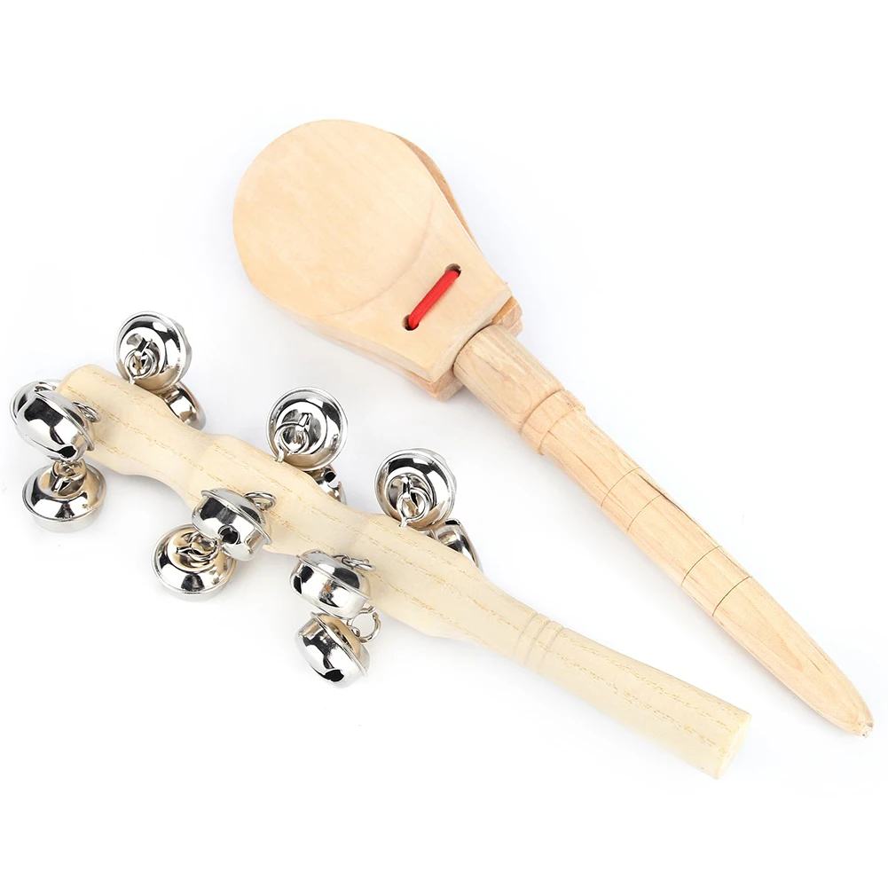 

16Pcs Baby Toy Instruments Set Percussion Toys Kids Musical Instrument Set Wrist Bells Shakers Instruments Kids Educational Toys