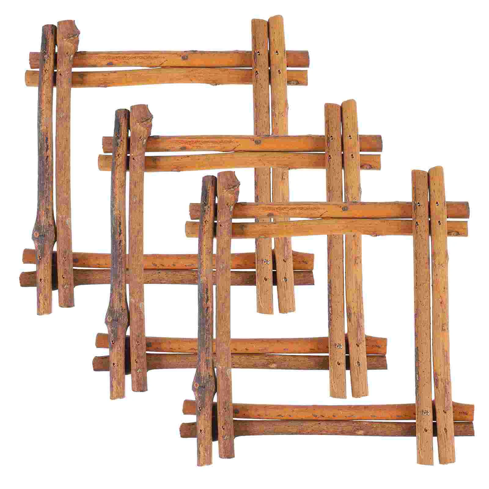 

3pcs Christmas Wreath DIY Rattan Frame Rattan Woven Garland Frame Decor