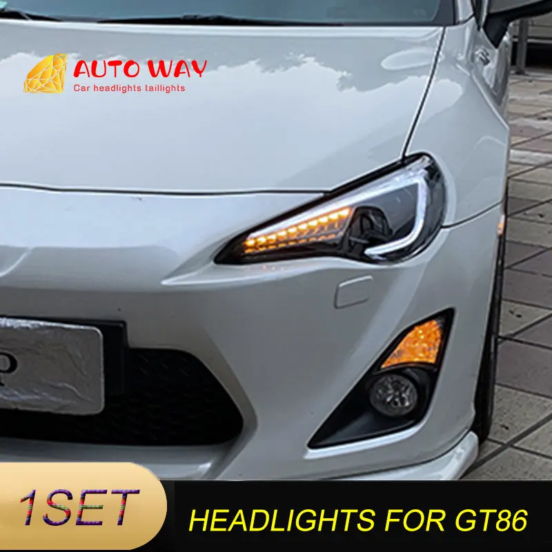 Чехол для стайлинга автомобиля Toyota FT GT 86 FT86 GT86 Subaru BRZ 2012 2018 фары светодиодные ДХО