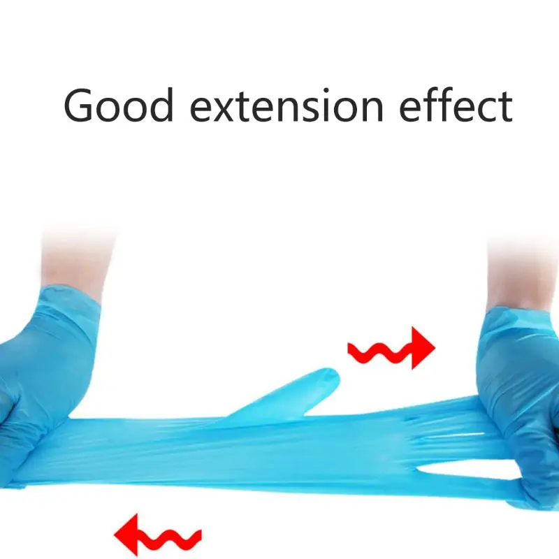 100 шт. одноразовые нитриловые перчатки для уборки дома | Безопасность и защита