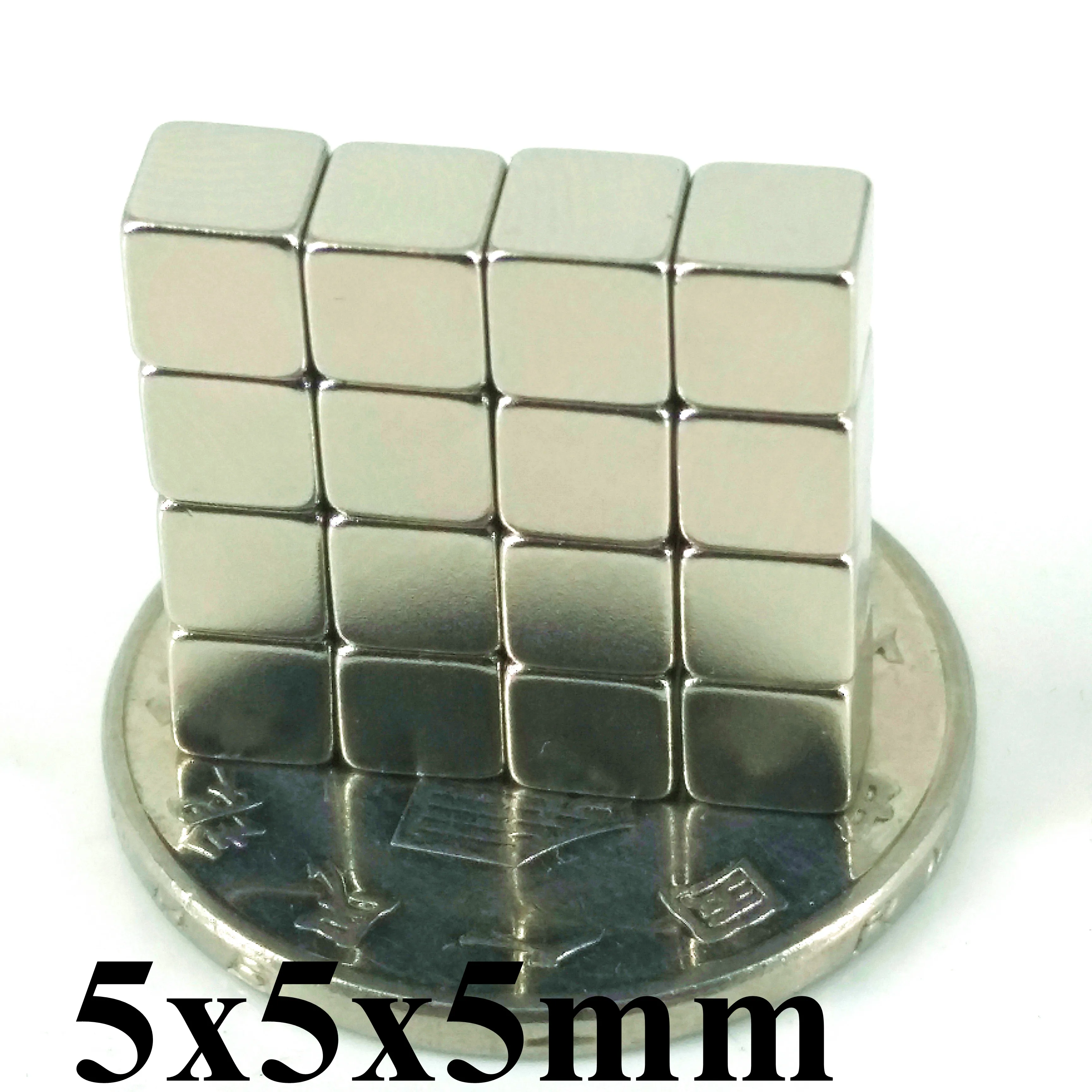 50 шт. 5x5x5 мм neobubny Куб Магнит 5 мм куб магнит мощные неодимовые магниты блок 5*5*5 мм