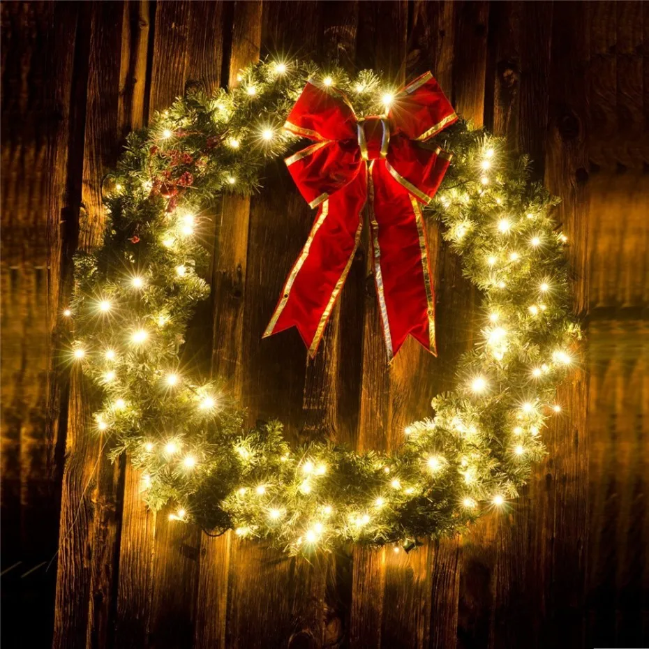 Медная проволочная светодиодная гирлянда 5/10 м праздничное освещение Сказочная