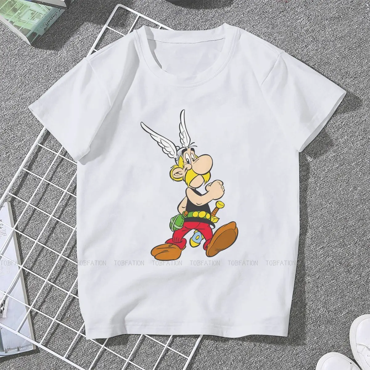 

Милая женская футболка Kawaii для девочек Asterix le Gaulois манга 5XL Блузы Харадзюку повседневные винтажные Топы большого размера с коротким рукавом