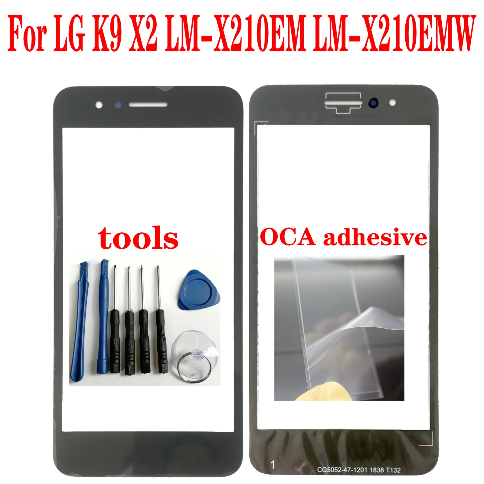 

Shyueda для LG K9 X2 LM-X210EM внешнее Переднее стекло, запасные части