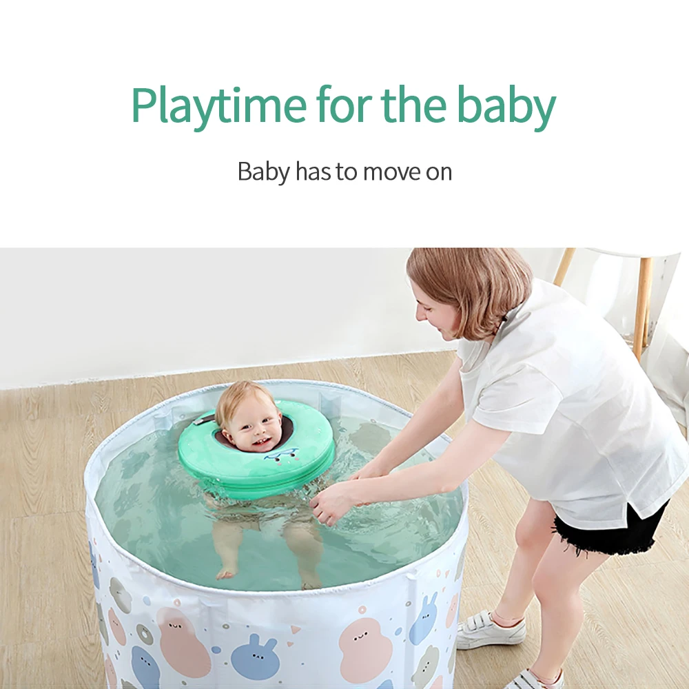 

Cute Baby Swimming Pool Toy Baby Infant Swim Floating Neck Ring Swimming Float For Accessories Swim Trainer Bathing Float Circle