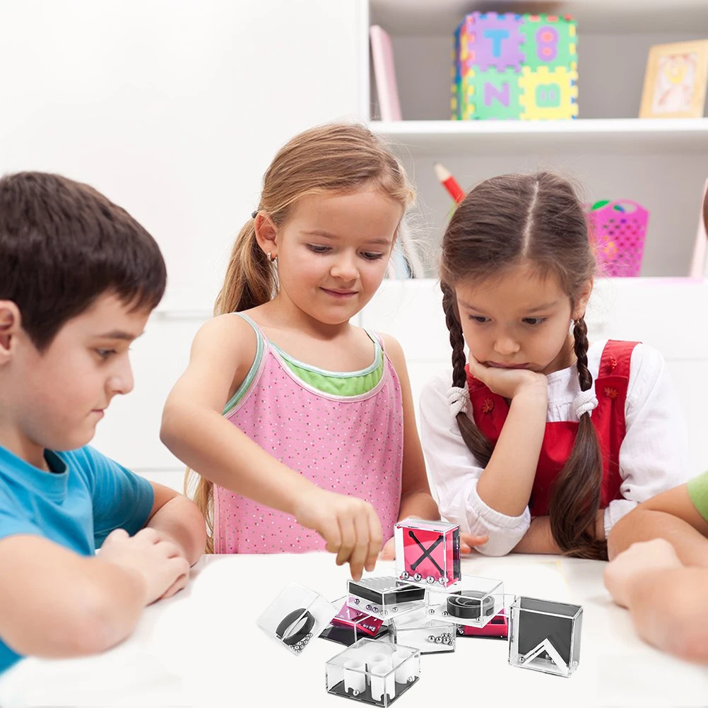 24 шт./компл. сбалансированный лабиринт игры-головоломки со стальными шариками