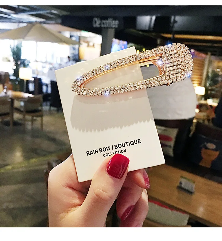 Новая Корейская версия чистой красной невесты головной убор челка клип