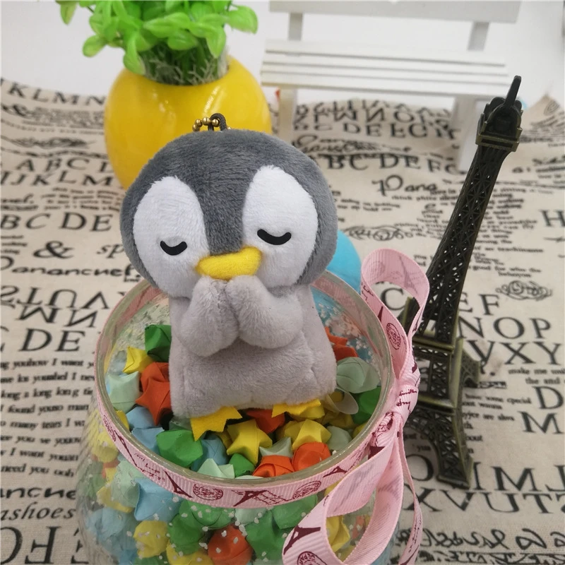 Plush penguin Kawaii мягкие животные Шиба ину одеваются единороги плюшевые игрушки милый мультфильм плюшевые животные Шиба Мягкая Кукла рождественские детские игрушки подарки - Цвет: Plush penguin
