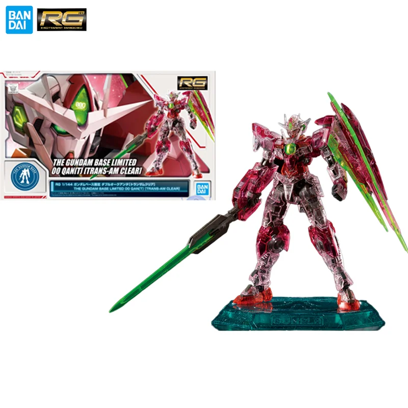 

Original Bandai 60608 RG Mobile Suit Gundam 00 GNT-0000 Assembly Model Collection Action Figure Toy