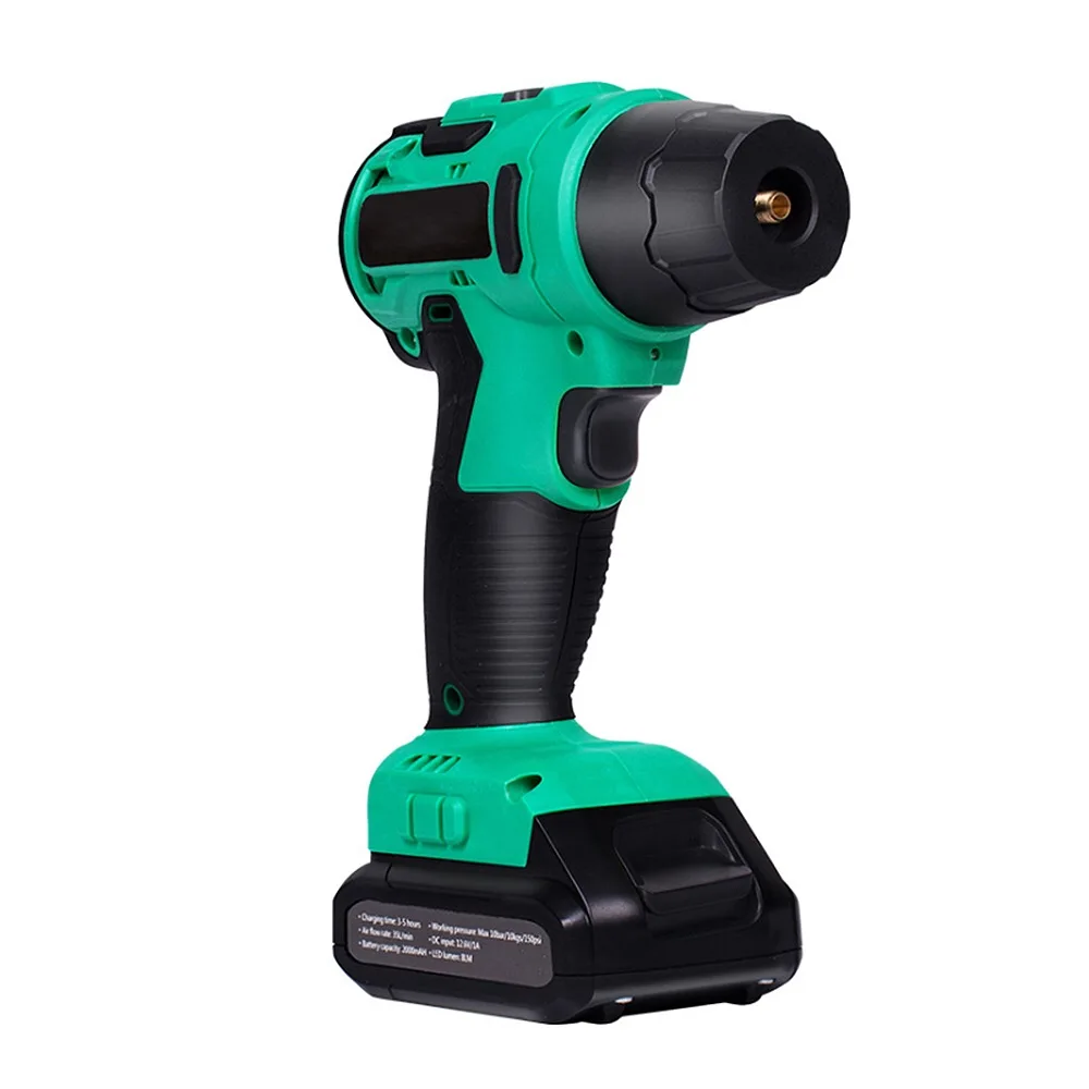 Автомобильный шинный насос светодиодный умный воздушный компрессор