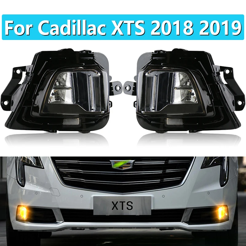 

For Cadillac XTS 2018-2019 Daytime Running Lights XTS Modified LED Daytime Running Lights Fog Lights Turn Signals