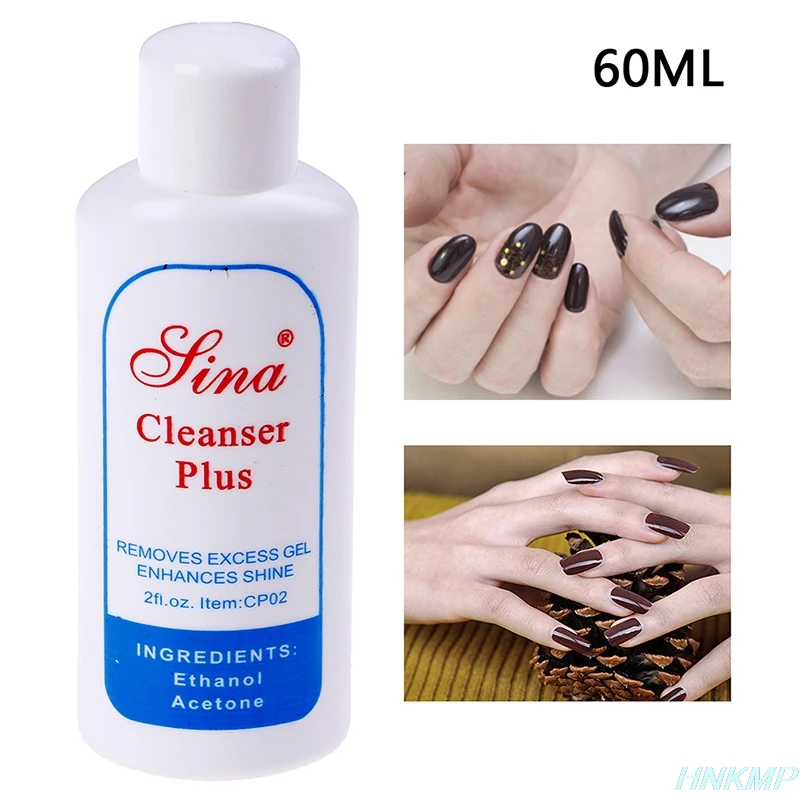 

Liquid Surface Sticky Degreaser For Nail UV Gel Polish Excess Remover 60ML Cleanser Plus Layer Residue Nail Art Acrylic Clean