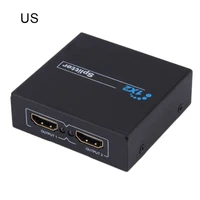 2 port hdmi y splitter 1 in 2 way output mirror display audio video hd v 1 4 hdmi converter connection cable adapter