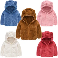 1 2 3 4 5 years old baby boys girls jacket spring autumn hooded casual cute ears christmas coat keep warm outerwear kids clothes