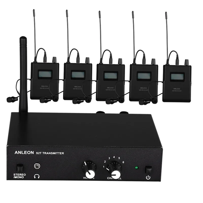 Для ANLEON S2 UHF стерео Беспроводная система монитора 670 680 МГц 4 частоты