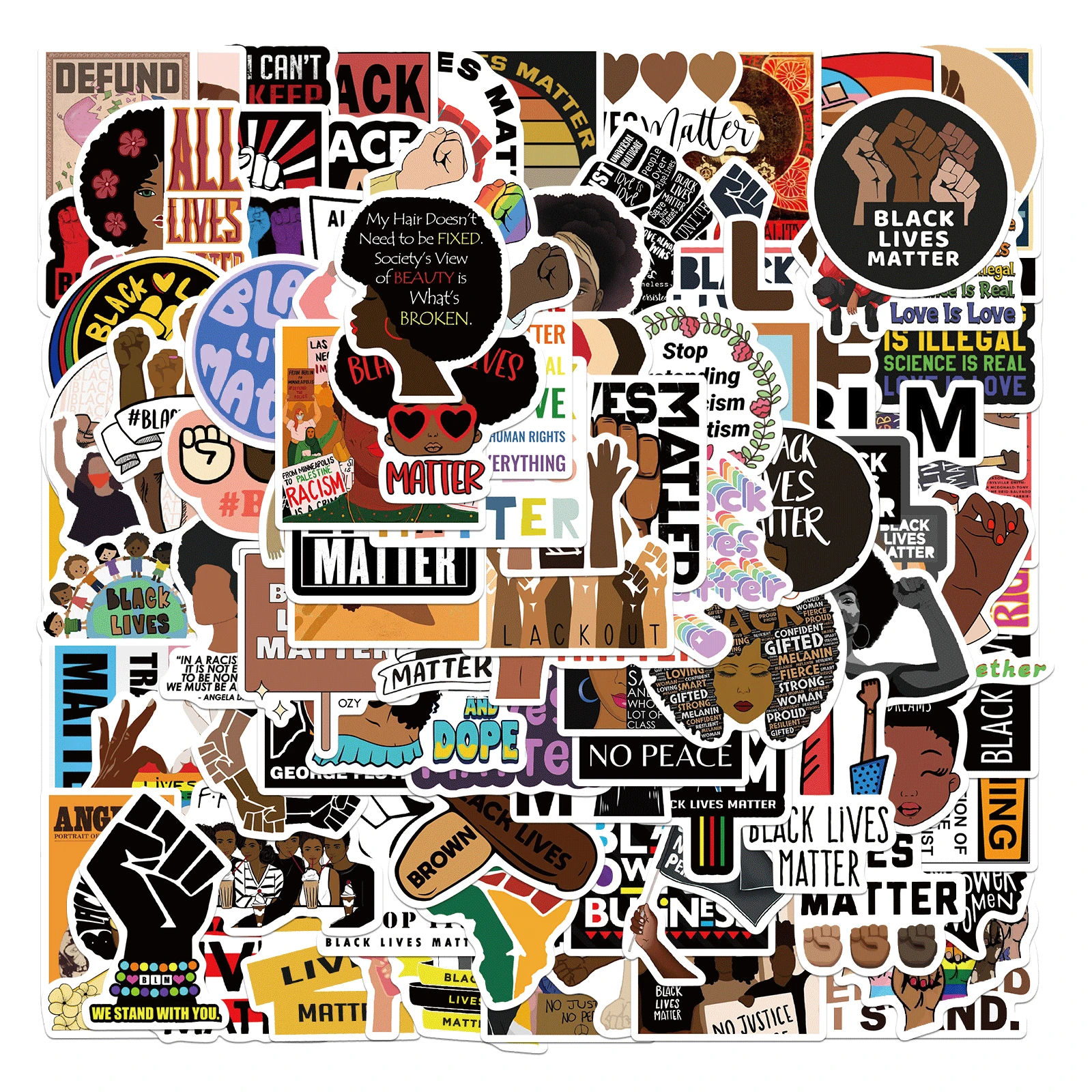 

100 Pcs Black People Event Cartoon Graffiti Anime game Luggage helmet refrigerator Cute Laptop STICKER Car STICKER Anime Sticker