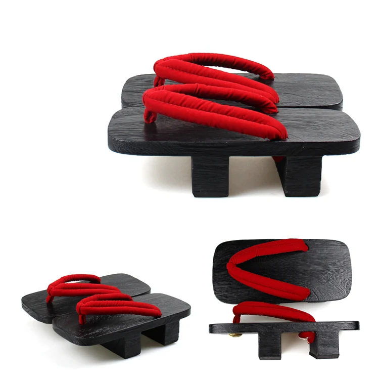 

Man Flip Flops Wooden Japanese Geta Clogs Ethnic Round Toe Paulownia Male Beach Wear Cosplay Oriental Shoes Sandals Slippers