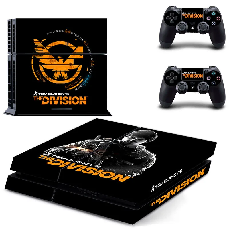 Наклейка The Division 2 PS4 s Play station 4 наклейки для консоли PlayStation и контроллера Скины