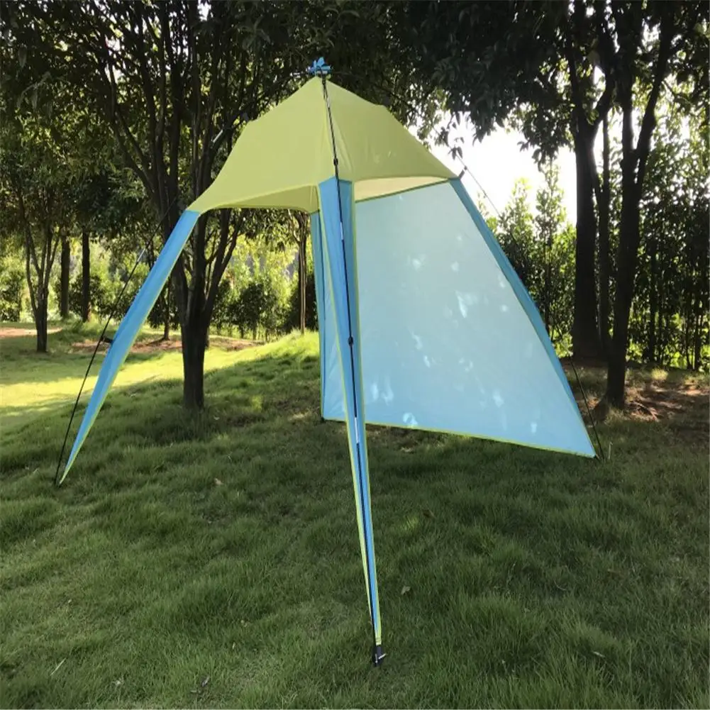 저렴한 휴대용 캐노피 Uv 태양 그늘 쉼터 삼각형 야외 캠핑 텐트, 210X230X160/82X90X62 인치 액세서리