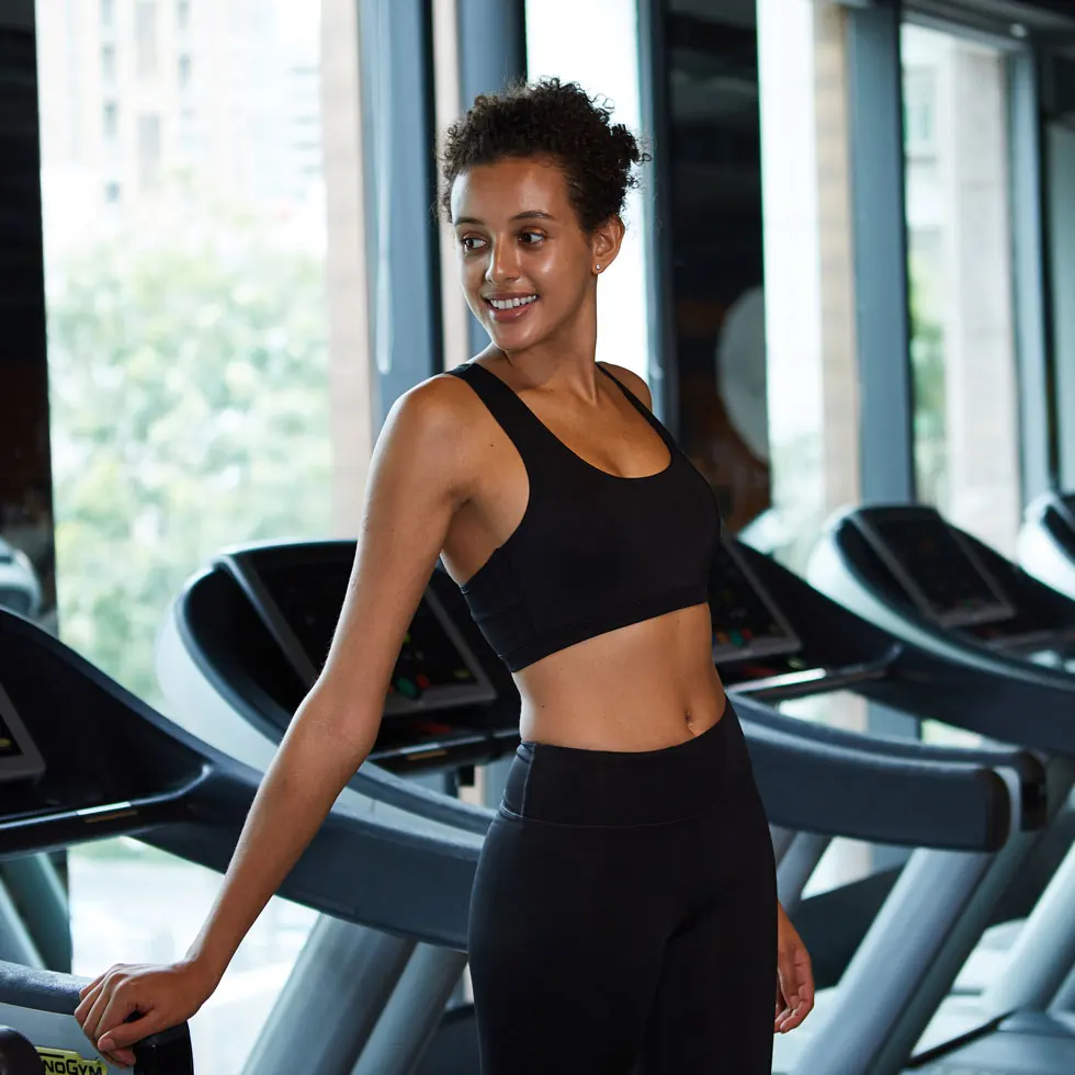 Топ RION Женский бесшовный спортивный бюстгальтер кроп-топ для бега йоги