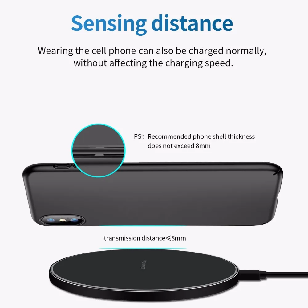 30W qi Wireless Charger for iPhone 11 X XR XS 8 fast wirless Charging Samsung Xiaomi Huawei OPPO phone Qi wireless charge | Мобильные