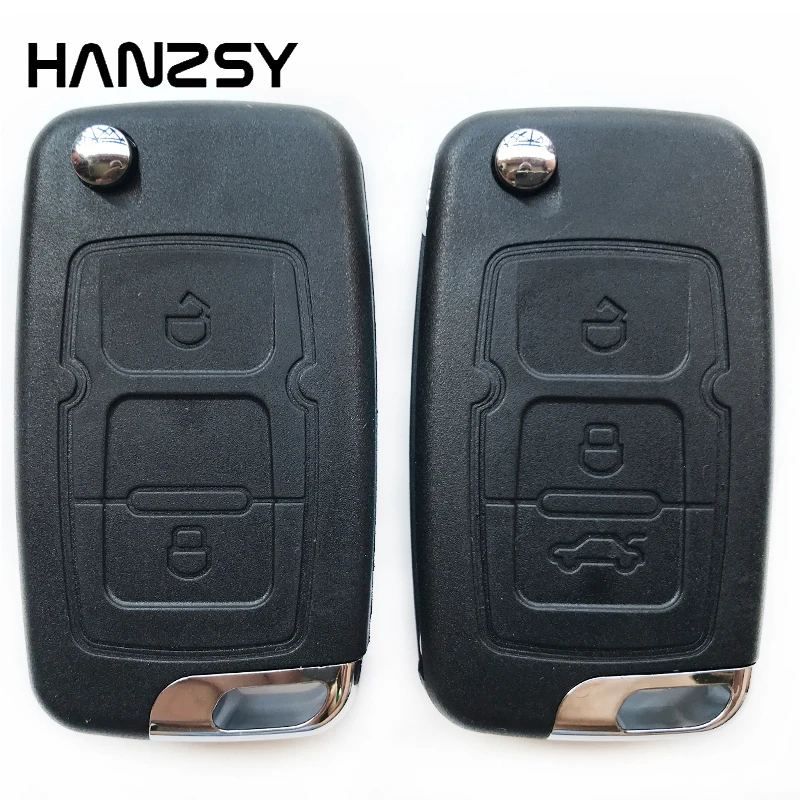 2/3 Buttons Flip Folding key shell For Geely Emgrand 7 EC7 EC715 EC718 Emgrand7 EC7-RV EC715 EC718-RV Car Remote Key Fob Case 