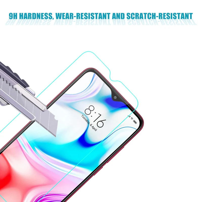 HD Tempered Glass For Xiaomi Redmi 8 8A Screen Protector Glass Camera Lens Film For Xiaomi Redmi Note 8 8T  Pro Protective Glass