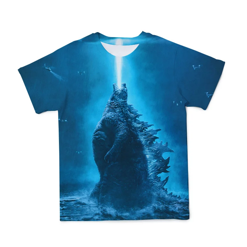 

Dragon VS Monkey 3D Print T-shirt Summer Loose O-Neck Men's T-shirt Fashion Films Style Women Clothes Classic Print Male T Shirt