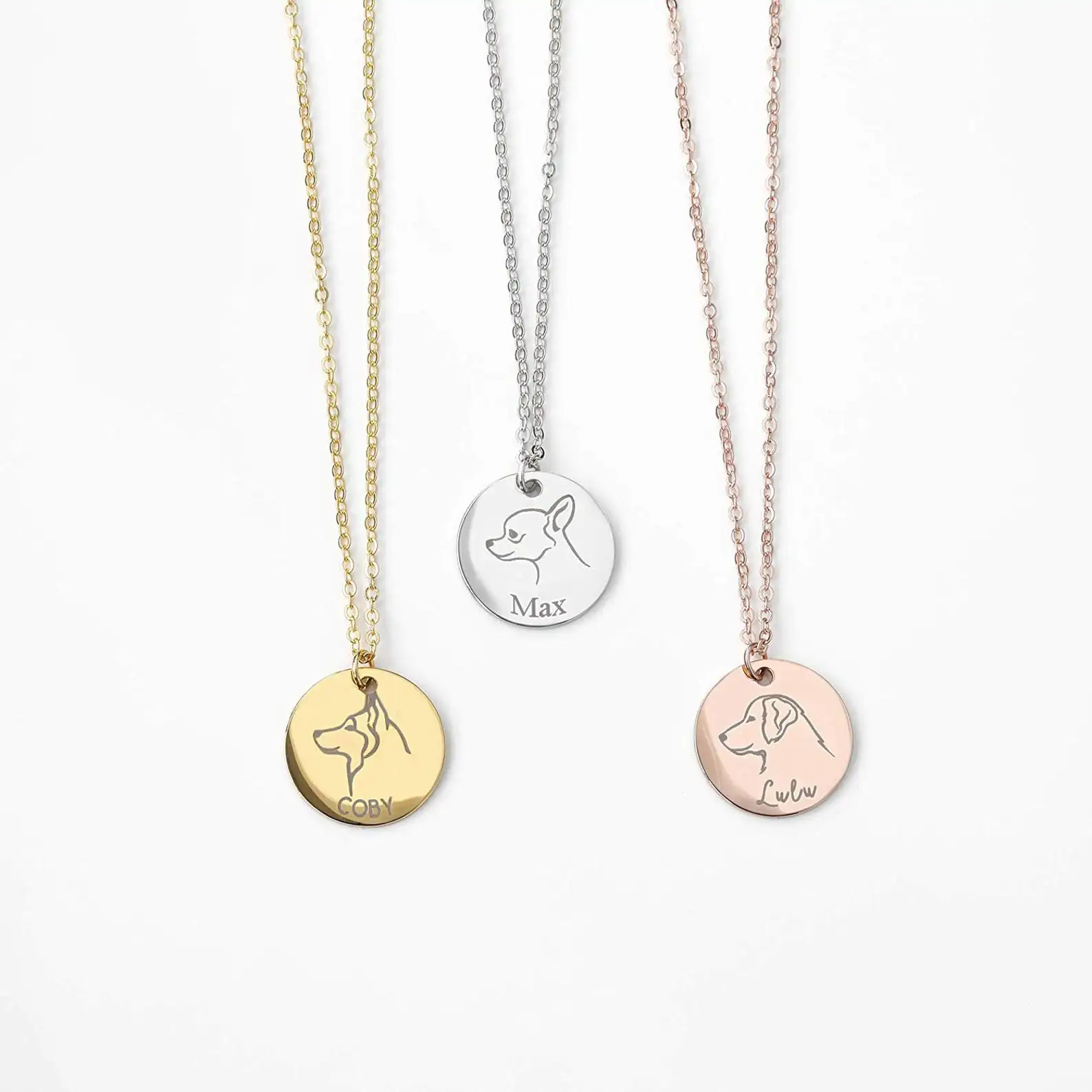 На заказ портретное ожерелье для питомца подарок мамы собаки памятное украшение