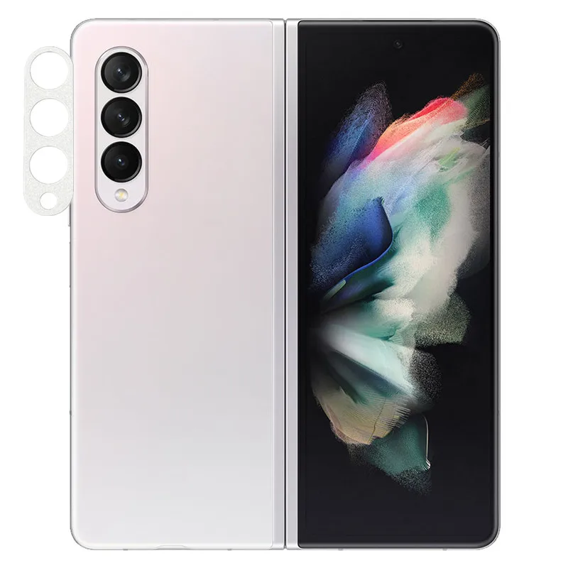 Aluminum Metal Camera Lens Anti-Scratch Armor Protector Sticker for Samsung Galaxy Z Fold3 Fold4 3  Alloy Protection Film Cover