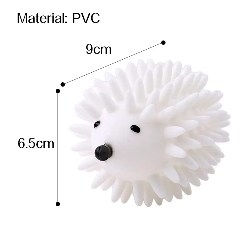 Reusable Laundry Dryer Ball Hedgehog Washing Hair Lint Catcher Machine Cleaning Accessories  Дом и