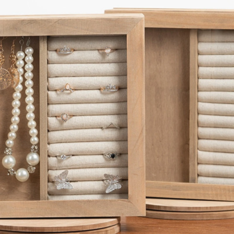 

Creative Photo Frame Jewelry Rack Wall Wooden Storage Rack Earrings Earrings Necklace Jewelry Display Rack