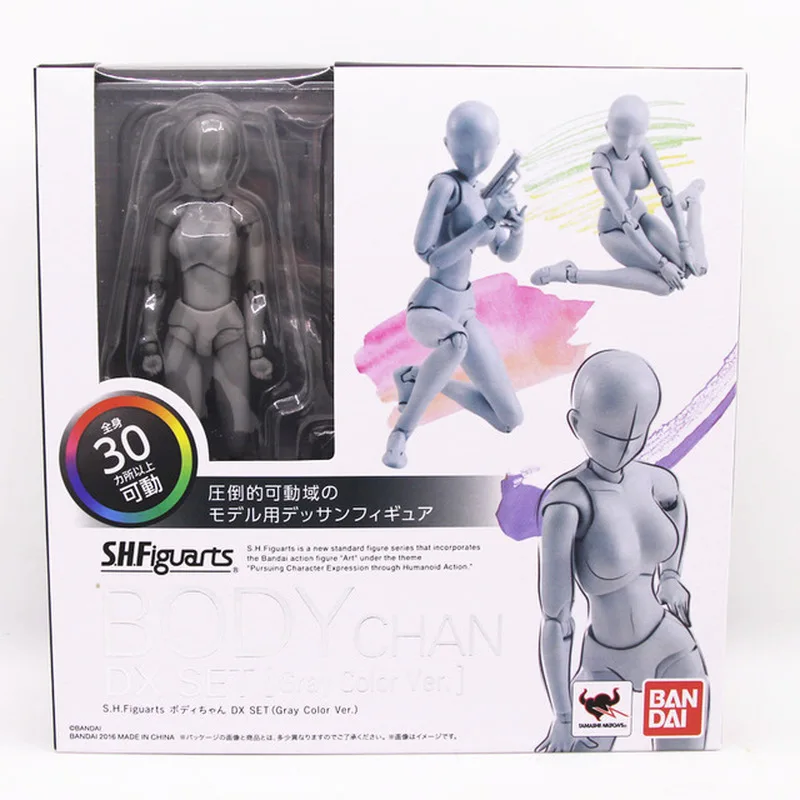 

Artist Art painting Anime figure SHF Sketch Draw Male Female Movable body chan kun joint Action Figure Toy model draw Mannequin