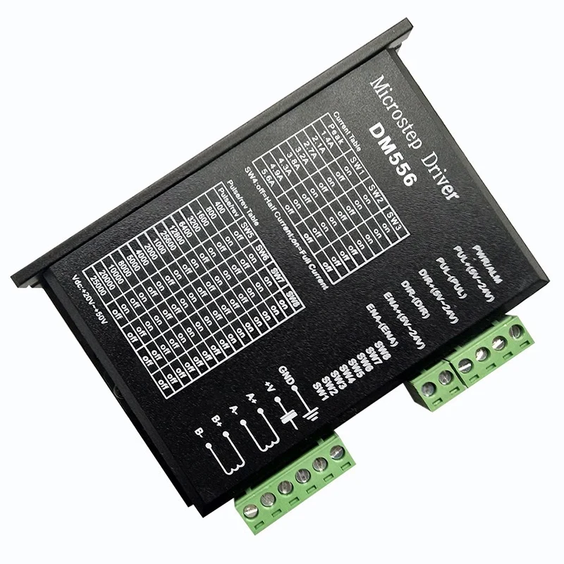 Драйвер двигателя шагового DM556 2 фазы 5 6 А для 57 86 цифровой контроллер NEMA17 NEMA23 NEMA34 3
