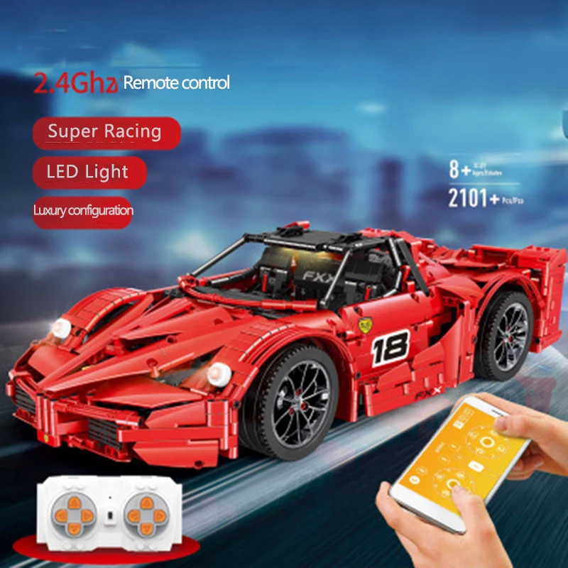 Legoing Technic автомобильный мотор электрический спортивный автомобиль Creator пульт