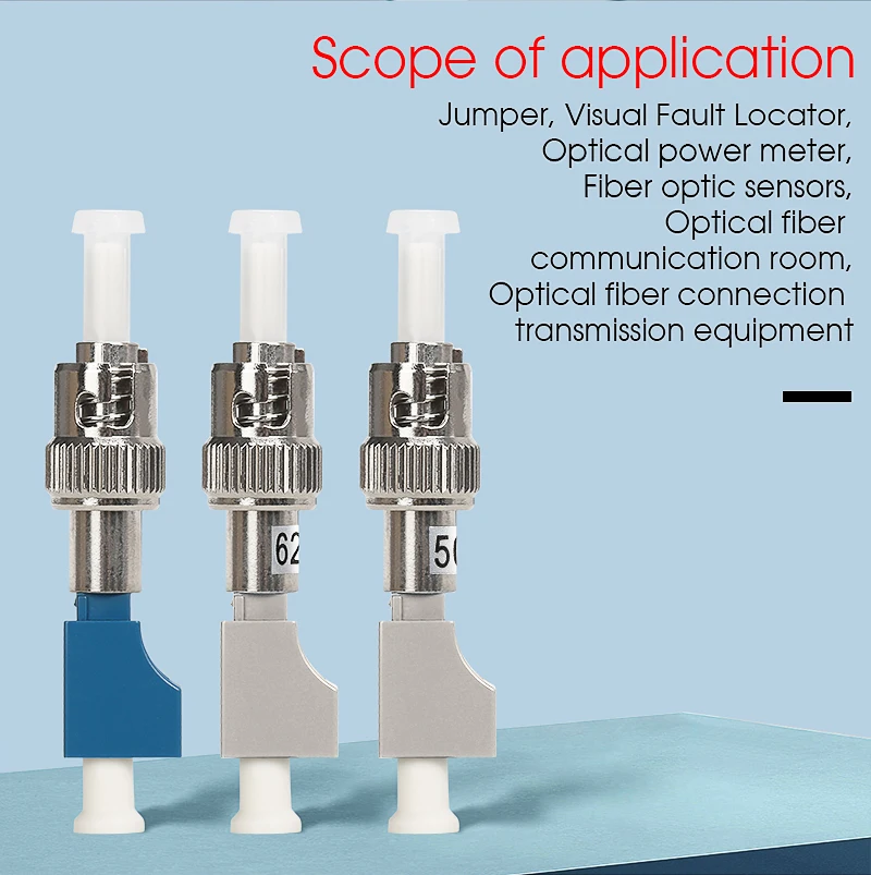 Новый одномодовый волоконно оптический адаптер соединитель ST папа LC мама