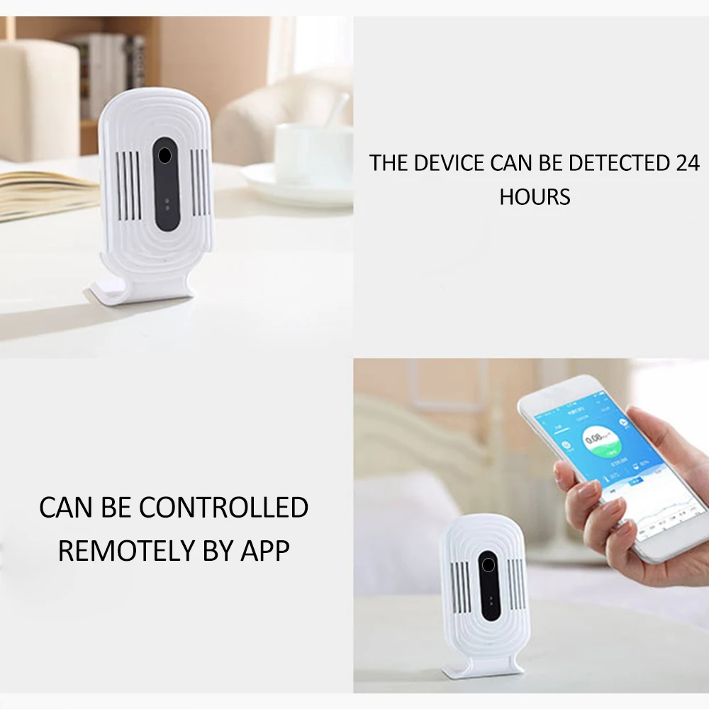 Портативный интеллектуальный Wi-Fi Домашний профессиональный счетчик CO2 для смога