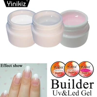 8ml quick building gel nail extension gel nail model phototherapy gel uv glue crystal extension gel nail art prolong forms tslm1