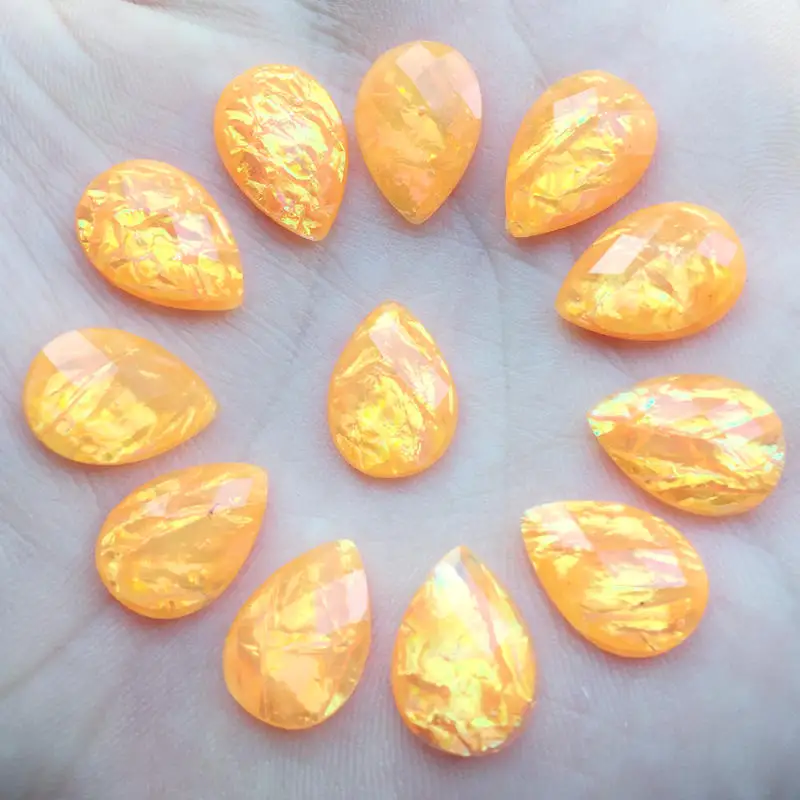 10*14 мм палка на кнопках со стразами блестящая Капля Смолы хрустальные стразы камни для DIY свадьбы 30 шт-HB94