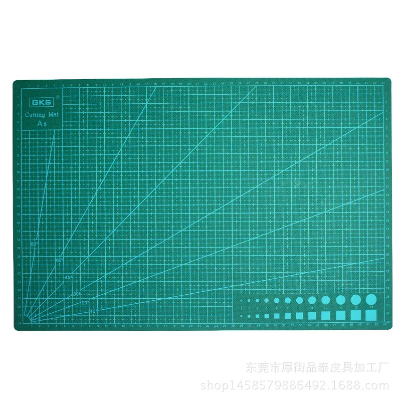 Новинка A3 A4 ПВХ прямоугольные разделочные коврики сетчатые линии
