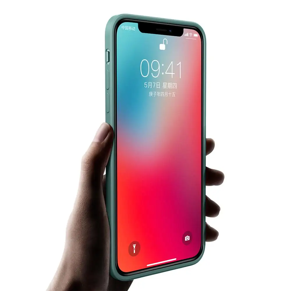 

Luxury cube silicone liquid case for apple iphone 11 pro max 7 8 2020 SE cover no logo official TPU Shockproof case 100pcs/lot