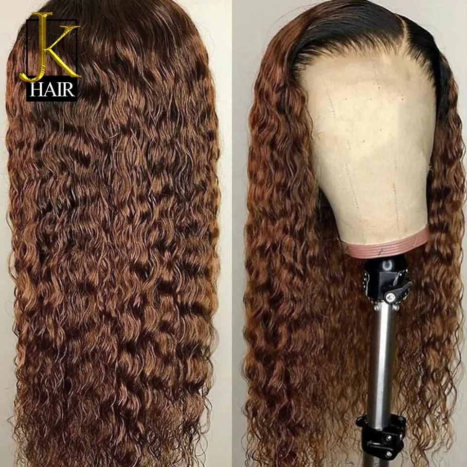 Цветной эффектом деграде (переход от темного к 13x4 бразильские натуральные