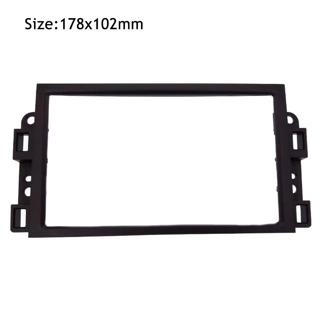 178x102mm Для Chevrolet LOVA Captiva Gentra Aveo 2006 2007-2011 аудио и видео модификация рамка 2DIN конверсионная панель кронштейн - Название цвета: 178x102mm